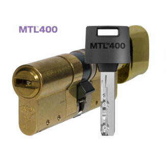 MTL400 Mul-T-Lock цилиндр с перекодировкой (4+1+1) L 100 ТФ (35х65Т) кл/верт (латунь)