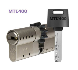 MTL400 Mul-T-Lock цилиндр с перекодировкой (4+1+1) L 100 Ш (35х65) кл/кл (никель)