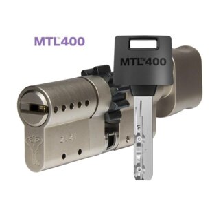 MTL400 Mul-T-Lock цилиндр с перекодировкой (4+1+1) L 100 ТШ (60х40Т) кл/верт (никель)