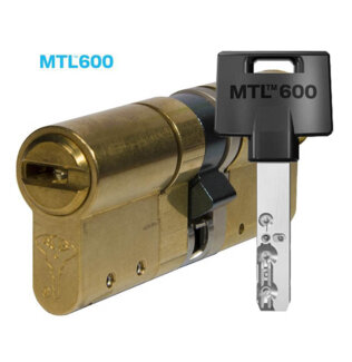 MTL600 Mul-T-Lock цилиндр с перекодировкой (4+1+1) L 100 Ф (40х60) кл/кл (латунь)