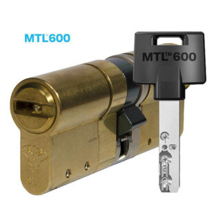 MTL600 Mul-T-Lock цилиндр с перекодировкой (4+1+1) L 100 Ф (45х55) кл/кл (латунь)