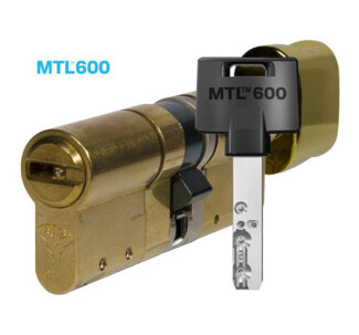 MTL600 Mul-T-Lock цилиндр с перекодировкой (4+1+1) L 105 ТФ (60х45Т) кл/верт (латунь)