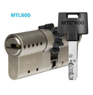 MTL600 Mul-T-Lock цилиндр с перекодировкой (4+1+1) L 100 Ш (45х55) кл/кл (никель)