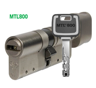 MTL800 Mul-T-Lock цилиндр с перекодировкой (4+1+1) L 100 ТФ (40х60) кл/верт (никель)