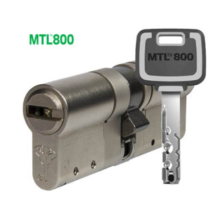 MTL800 Mul-T-Lock цилиндр с перекодировкой (4+1+1) L 86 UФ (55х31U) кл/дл.шток (никель)