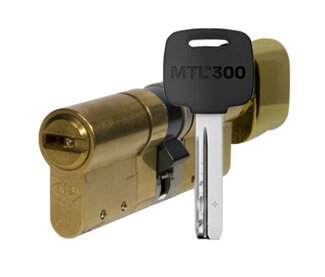 MTL300 Mul-T-Lock цилиндр с перекодировкой (4+1+1) L 62 ТФ (31х31Т) кл/верт (латунь)