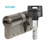 MTL600 Mul-T-Lock цилиндр с перекодировкой (4+1+1) L 80 Ф (35х45) кл/кл (никель)