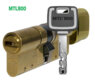 MTL800 Mul-T-Lock цилиндр с перекодировкой (4+1+1) L 85 ТФ (45х40) кл/верт (латунь)