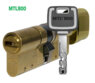 MTL800 Mul-T-Lock цилиндр с перекодировкой (4+1+1) L 86 ТФ (55х31) кл/верт (латунь)